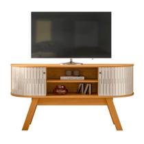 Rack para TV 55 Polegadas Londres Cinamomo Off White Rack para TV 55 Polegadas Londres Cinamomo Off White