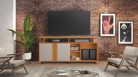 Rack para tv 56'' humor com porta de correr