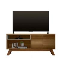 Rack para TV 65" com 2 Nichos e 2 Portas Ripadas Catarina Rack para TV 65" com 2 Nichos e 2 Portas Ripadas Catarina