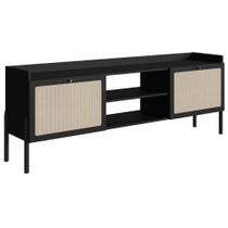 Rack Para Tv 65 Pol 183cm Pes Madeira 27930 Oslo Nero