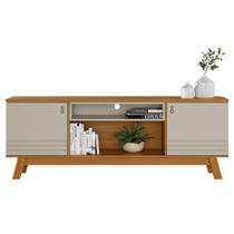 Rack para Tv 75 Polegadas 2 Portas com Nichos Colors Nature/Off White
