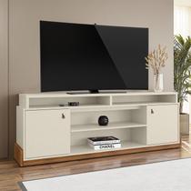 Rack para Tv 75 Polegadas 67,3cm X 188cm Montana Perola Metalizado / Cinamomo/ Mel
