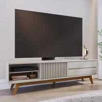 Rack para Tv 75 Polegadas com 1 Porta 2 Gavetas e Nichos 200cm Colibri Rack para Tv 75 Polegadas com 1 Porta 2 Gavetas e Nichos 200cm Colibri