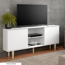 Rack Para TV 75 Polegadas Siena Branco - Soluzione