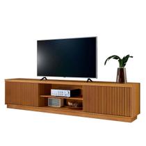 Rack Para Tv 75 Porta de correr Ripada 2Pt Valencia 220cm