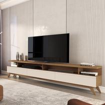 Rack para Tv 86 Polegadas Pés em Madeira Maciça