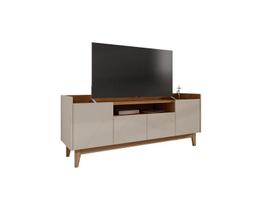 Rack Para TV Adria Off White/Cedro - Casa D