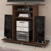 Rack para TV Até 32 Polegadas Cipó 2 Prateleiras Café - Jcm Móveis