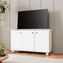 Rack para TV até 40 Polegadas 3 Portas com Rodízio BSE01 BRV Móveis