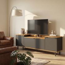 Rack para Tv até 40 Polegadas 3 Portas Mdf Rack para Tv até 40 Polegadas 3 Portas Mdf
