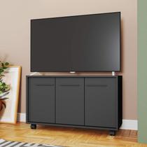 Rack para TV até 40 Polegadas 90cm com 3 Portas e Rodízio BRV Móveis