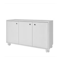 Rack para TV até 40 Polegadas Luna 3 PT Branco 90 cm Rack para TV até 40 Polegadas Luna 3 PT Branco 90 cm