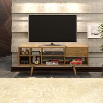 Rack para TV até 42" 1 Gaveta 136x59,5cm Pés Palito