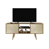 Rack para TV até 42 Polegadas R1464 Tecnomobili 2 Portas Marrom Bege