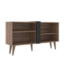 Rack para TV até 43 Polegadas 107cm 2 Prateleiras Soberano Marrom Castanho