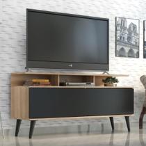 Rack Para Tv Até 50" Macaé Com Pes Retro Rack Para Tv Até 50" Macaé Com Pes Retro