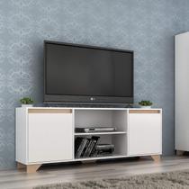 Rack para TV até 50 Polegadas 2 Portas 3 Prateleiras Benevello Quiditá Móveis