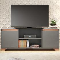 Rack para TV Até 50 Polegadas Benevello 2 Portas 2031 Grafite - Quiditá Móveis