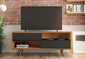 Rack para TV Até 50 Polegadas com 2 Portas Deslizantes Rack para TV Até 50 Polegadas com 2 Portas Deslizantes