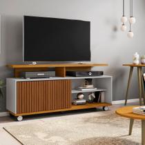 Rack para TV até 52 Polegadas 136cm 5 Rodízios Topázio