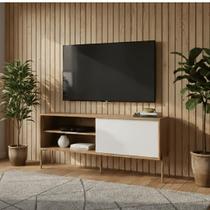 Rack para TV até 55 Polegadas 100% MDF 144cm Metal