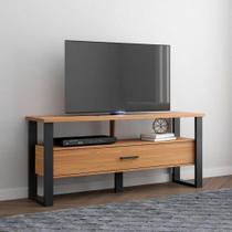 Rack para TV até 55 Polegadas 140cm 100% MDF 2 Gavetas Pradel