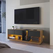 Rack para TV até 55 Polegadas com LED 136cm 3 Gavetas e 1 Nicho Rack para TV até 55 Polegadas com LED 136cm 3 Gavetas e 1 Nicho