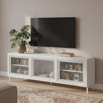 Rack para TV até 55 polegadas com Vidro 3 Portas BR149 BRV