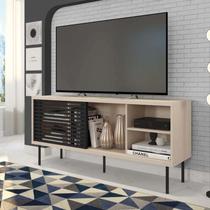 Rack para TV até 55 Polegadas Industrial 136cm em BP Porta Ripada Multiverso Rack para TV até 55 Polegadas Industrial 136cm em BP Porta Ripada Multiverso