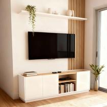 Rack para TV até 55 Polegadas MDF 130cm Home Sala Moderna