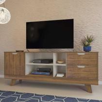 Rack para TV até 60 Polegadas 1 Porta 2 Gavetas com Pés Michigan Artely