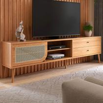 Rack para TV Até 60 Polegadas 1 Porta 2 Gavetas Freijó - Dalla Costa Rack para TV Até 60 Polegadas 1 Porta 2 Gavetas Freijó - Dalla Costa