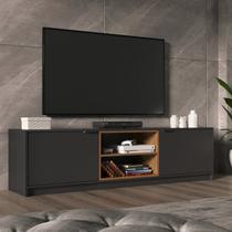 Rack para TV até 60 Polegadas 180cm Cinza Grafite/Montana
