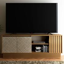 Rack para TV Até 60 Polegadas 2 Portas Natural/Palha R1480 - Tecno Mobili