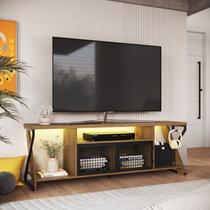 Rack para Tv até 60 Polegadas Industrial com Iluminação em Led RGB