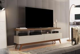 Rack Para Tv Até 60 Polegadas Vivare Wood 2 Gavetas - 2 Cores