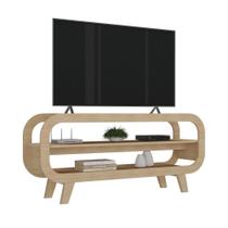 Rack Para Tv Até 60" Théo Naturale Artely Rack Para Tv Até 60" Théo Naturale Artely