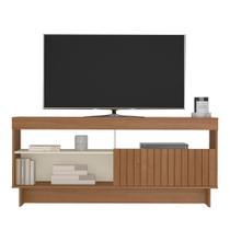 Rack Para Tv Até 65" City Cinamomo/Off White Artely Rack Para Tv Até 65" City Cinamomo/Off White Artely