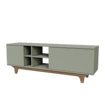 Rack para TV até 65'' com 2 Portas e Nichos 160cm Lars - Verde