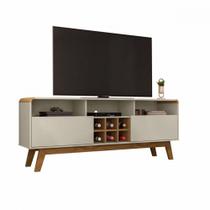 Rack Para Tv Até 65" Larimar Bechara Off White C/Cinamomo