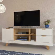 Rack Para Tv até 65" Michigan Com 2 Gavetas e 4 Nichos