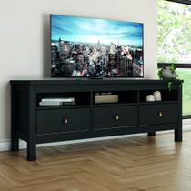 Rack para TV Até 65 Polegadas 03 Gavetas Indiana Henn