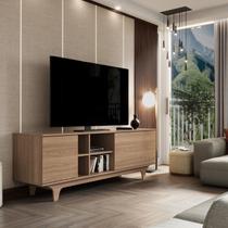 Rack para Tv até 65 Polegadas 100% Mdf 160x55x40cm Lars Rack para Tv até 65 Polegadas 100% Mdf 160x55x40cm Lars