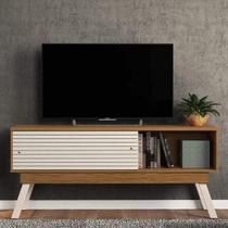 Rack para TV até 65 Polegadas 150cm Frizz Marrom Naturale/Off White Rack para TV até 65 Polegadas 150cm Frizz Marrom Naturale/Off White