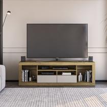 Rack para TV até 65 Polegadas 180cm 2 Gavetas Panamá Marrom Mel/Arenas