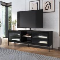 Rack para TV até 65 Polegadas 180cm 2 Portas e 3 Prateleiras Euforia Yescasa