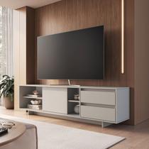 Rack para TV até 65 Polegadas 180cm com Nichos 2 Gavetas Linea Rack para TV até 65 Polegadas 180cm com Nichos 2 Gavetas Linea