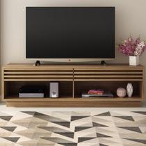 Rack para TV Até 65 Polegadas 2 Gavetas Natural Ra2000 - Tecno Mobili Rack para TV Até 65 Polegadas 2 Gavetas Natural Ra2000 - Tecno Mobili