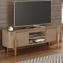 Rack para TV Até 65 Polegadas Camburi 2 Portas 1 Prateleira Fendi - Móveis Bechara