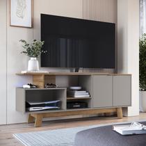 Rack para TV até 65 Polegadas com 2 Portas e 2 Nichos Rack para TV até 65 Polegadas com 2 Portas e 2 Nichos